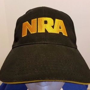 NRA Black Baseball Cap Hat Adjustable Closure